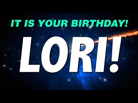 HAPPY BIRTHDAY LORI! This is your gift.