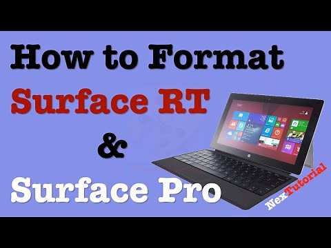 Factory Reset Surface RT or Surface Pro | Format Surface RT or Surface Pro | NexTutorial