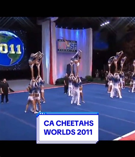 Replying to @Bryan Carter Cheer Athletics Cheetahs | Large Coed | Worlds 2011