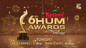Witness the biggest award show of Pakistan once again! Kashmir 6th HUM Awards - Watch Tonight Main Event at 8:00 PM on #HUMTV #KashmirHUMAwards | HUM Awards
