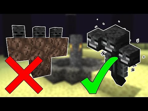 How to Make The Wither in Minecraft (All Versions)