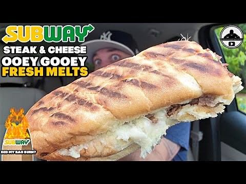Subway® FRESH MELTS Review! 🚇🥩🧀 | Steak & Cheese | theendorsement
