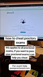 how to cheat proctoru exams.this applies to all proctored exams, if you want to pass your exams