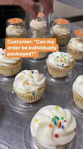 1M views · 5.9K reactions | Did you know❔ We offer individual packaging on our cupcakes! This is perfect for parties, corporate events, and even weddings. | The Cupcake Collection | Facebook