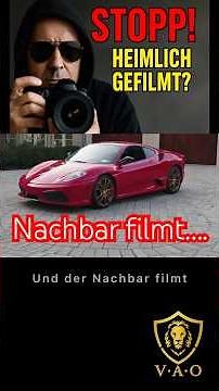 🫵Ferrari heimlich gefilmt 😲 Kennzeichen sichtbar! ⚠️ Strafbar? #ferrari #anwalt