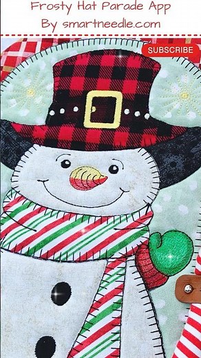 How to do a Snowman Topper in your embroidery machine #embroidery #sewing #quilting