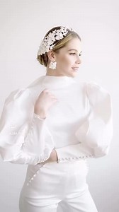 CHLOE Blossom Twigs. Bridal Floral Headpiece. Wedding Floral Headpiece. - Etsy