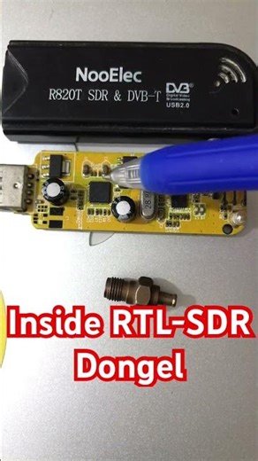 Inside of RTL-SDR Dongle IC Configuration Software Radio #subscribe #technology #shorts #fun
