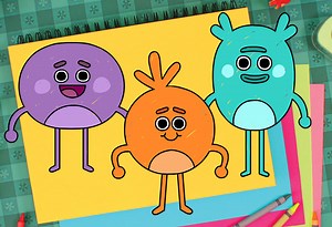 How To Draw The Bumble Nums - Super Simple