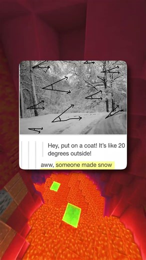 Someone's getting creative with the snow! ❄️