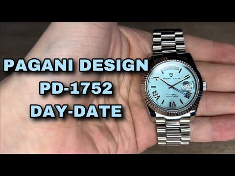 PAGANI DESIGN 1752 || [NEW!!!] Platin Day-Date 36 Homage