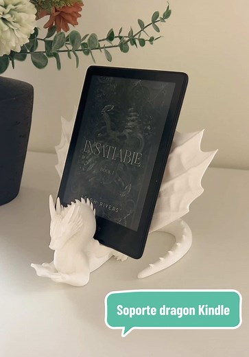 Soporte Dragón para Kindle y 15% de Descuento en Etsy