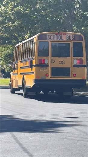 First Student 2019 Thomas C2 School Bus 2344 Passing By #shorts