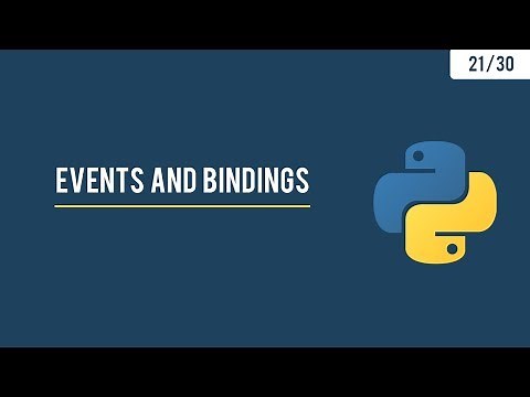 Python GUI with Tkinter - Events and Bindings - Overriding the close button Tkinter - 21/30