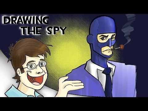 How to draw the Spy from Team Fortress 2