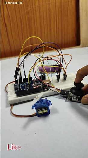 Joystick Project Arduino with Servo motor 360