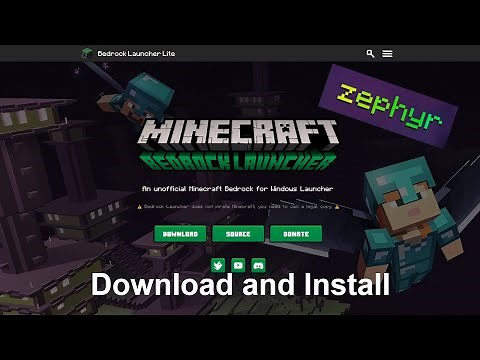How to Downgrade your Minecraft version for Zephyr hack client using the Bedrock Launcher (Tutorial)