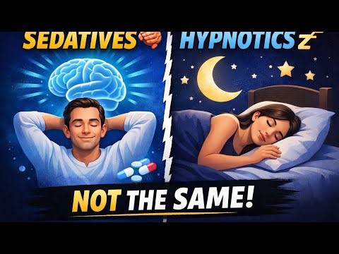 Sedatives vs Hypnotics Explained | PART 1!