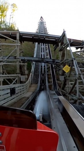 Jesiah 🤘🏽 National Coasters® on Instagram: "⚡️Lightning Rod at Dollywood was AWESOME and featured some really cool elements! 🤟 Though I have to say, it’s not what I expected… What’s your favorite #RMC? 😝🎢 🎥: @the_coaster_scoop Coaster Name: Lightning Rod • Park Name: #Dollywood • Fun Fact: During the 2020/2021 off-season sections of the original “Topper Track” (considered wooden) were replaced with “IBox Track” (considered steel). The amount totals to 57% of Lightning Rod’s 3,800 feet tota