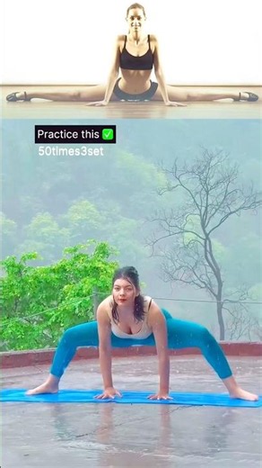 How to do Middle split 😯 #shots #motivation #yoga