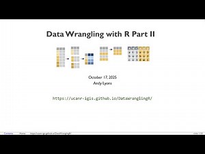 Data Wrangling with R Part II