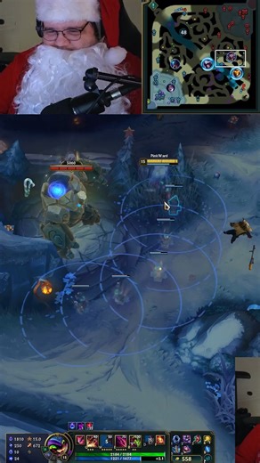 Pink Ward on Instagram: "Was the Sad Boy Ungrateful for his Christmas Gift from Santa? #League #Leagueoflegends #shaco #christmas #santa"