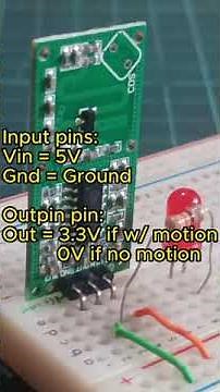 doppler motion sensor (RCWL-0516)