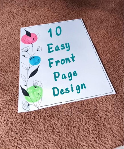 10"Simple but Beautiful Project Work | Anyone Can Make This"#short#diy