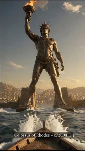 4th Wonder of the Ancient World – Colossus of Rhodes (c. 280 BC)