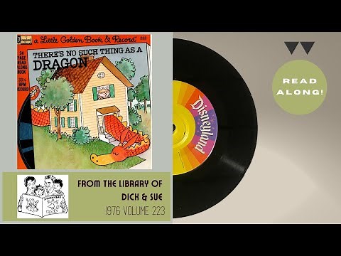 There's No Such Thing as a Dragon (1976) | A Little Golden Book and Record 223 | Read-Along Record