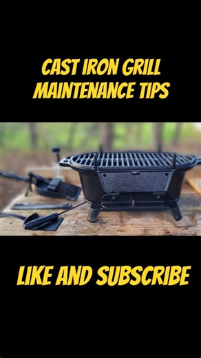 Cast Iron Sportsman's Grill Maintenance Tips #castiron #sportsmansgrill #grill #maintenance #tips