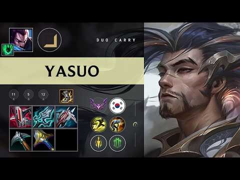 Yasuo ADC vs Yunara - KR Master Patch 26.08