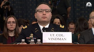 Vindman: Trump did not bring up 'corruption' in his call with Zelenskiy