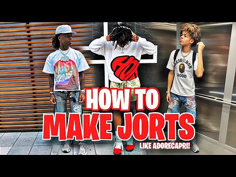 HOW TO MAKE FLARED JORTS!! | MAKE JORTS LIKE ADORECAPRI!! | DIY 🩳✂️ 🔥