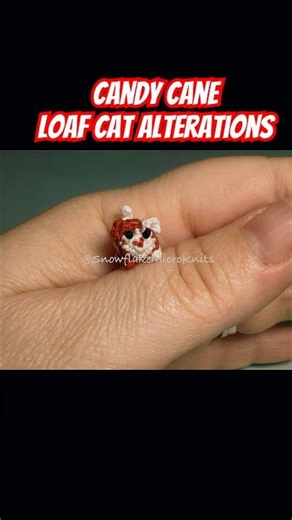 Christmas Loaf Cat Crochet Tutorial 🎄🐾 | Alterations for the Base Loaf Pattern (YouTube + Blog)