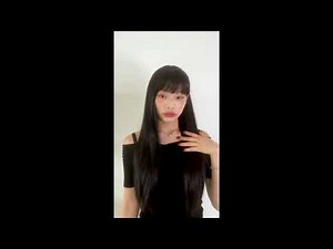 KPOPアイドルのような黒髪ロングストレート！