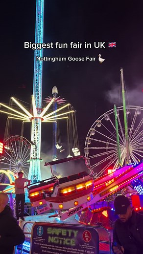 Nottingham Goose Fair - Largest Fun Fair in UK