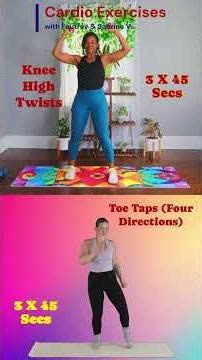 Knee High Twists/Toe Taps (Four Directions) #morningcardio #america #coreworkout #cardioexercise