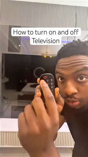 How to turn on and off television #shorts