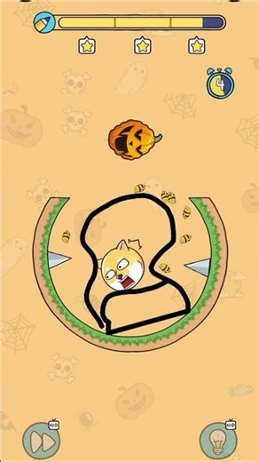 bee and dog game and Bee run, dig clever #viral #shorts #gaming