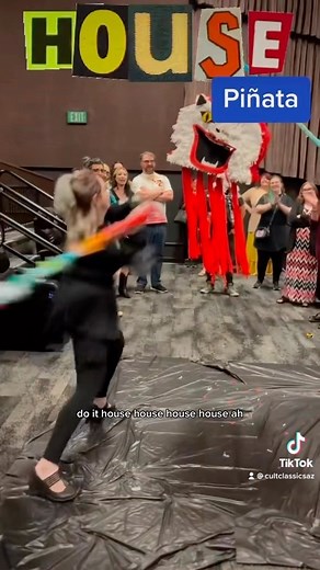 We had us a HAUSU PARTY complete with a cat #piñata at @cultclassicsaz at @landmarkscottsdalequarter this past April the 22nd - gotta love the Hausu piñata madness we let loose in the lobby - just a taste of the fun you can have at #Cult events! - thanks again to @janus_films - join us on May 20th for THEY LIVE - ticket link in bio! #horror #horrormovies #hausu #horrorcommunity #azhorror #azhorrorcommunity #azhorrorfans #phxhorror #phxhorrorfans #phxhorrorcommunity #cultclassicsaz #hausuparty #h