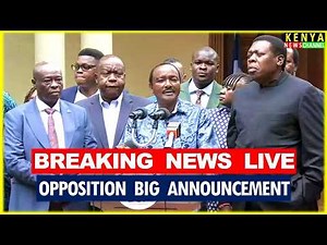 LIVE - Gachagua, Matiangi and Kalonzo addressing the Nation on Finance Bill 2026
