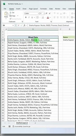 Excel TEXTSPLIT Function Tutorial | Split Text Fast in Excel 2025 #Excel #Shorts