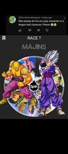 dragon ball custom character #dragonball #dbz #anime #shorts