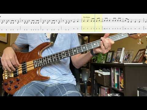 Separate Ways by Journey Isolated Bass Cover with Tab