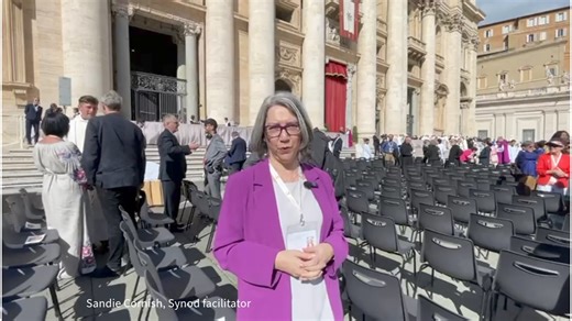 Dr Sandie Cornish from the Catholic Diocese Broken Bay explains her role as a facilitator at the Synod in Rome. Read the latest about the Synod in CathNews each morning, Monday to Friday. Subscribe at cathnews.com Australian Catholic Bishops Conference | CathNews