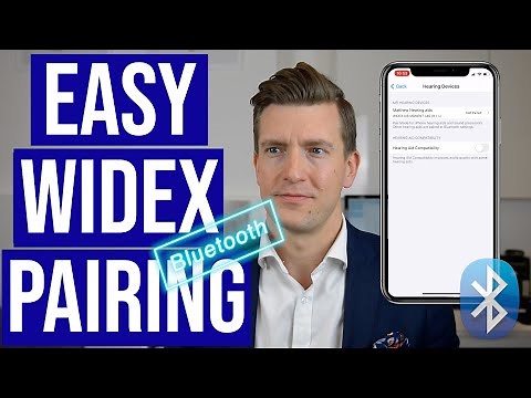 Widex Bluetooth Pairing: How to Pair Your Bluetooth Widex Hearing Aids to Your iPhone or iPad