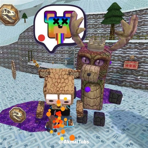 Emote in Front of All Enemy Super Bear Adventure Dino #superbearadventure