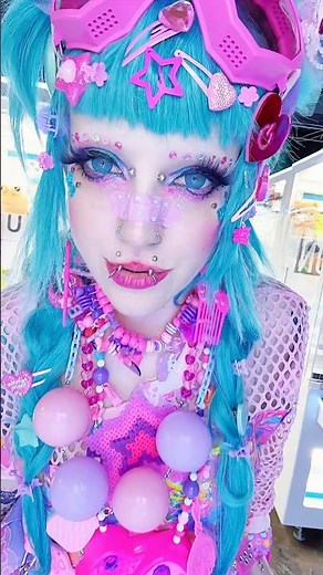 quick decora makeup tutorial 🩷 #kawaiimakeup #harajukufashion
