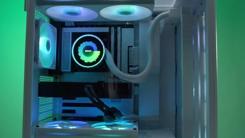 NZXT Kraken Elite 360 RGB 2024 - AIO CPU Liquid Cooler - 360mm Radiator - F360 RGB Core Fan - Customizable 2.72" IPS LCD - NZXT Turbine Pump - AMD® AM5, AM4 - Intel® LGA 1851/1700, 1200/115X - White